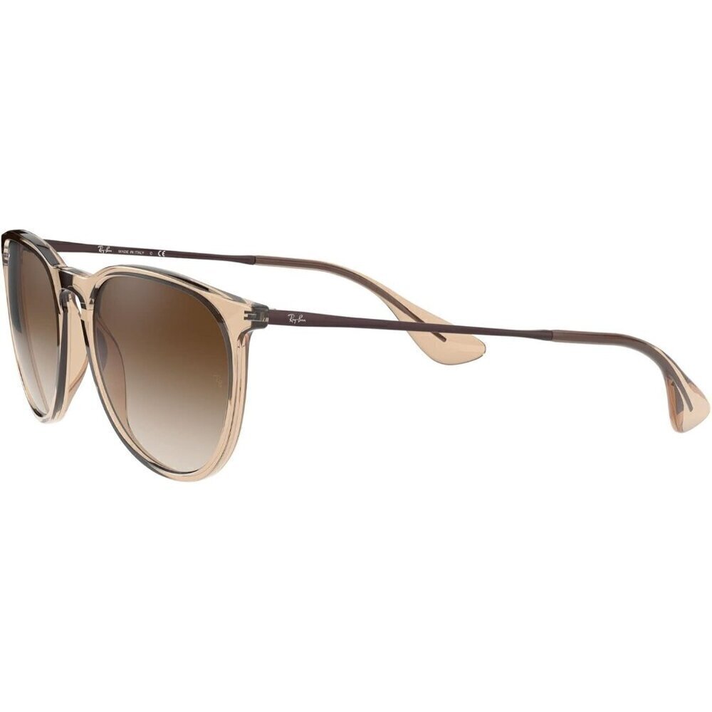 🆕Ray-Ban Retro Square Polarized Women Brown RB4171 Erika Round Frame Sunglasses - Picture 3 of 7